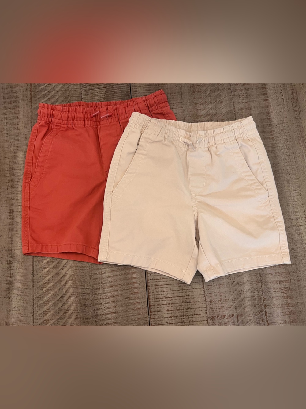 GAP Kids Shorts in Cream and Rust